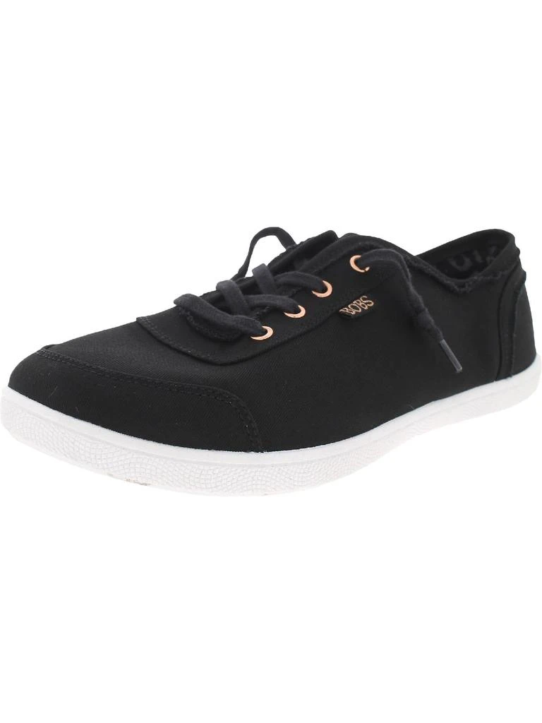 Bobs B Cute Womens Canvas Memory Foam Slip-On Sneakers 商品