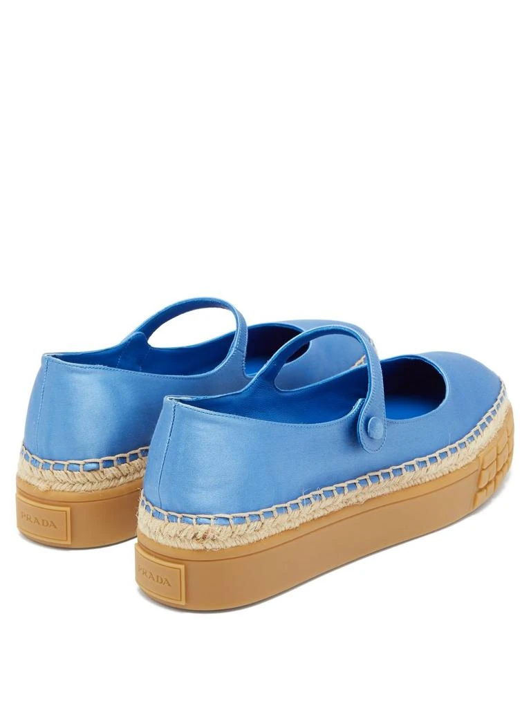 商品Prada|Satin platform Mary Jane flats,价格¥1713,第4张图片详细描述