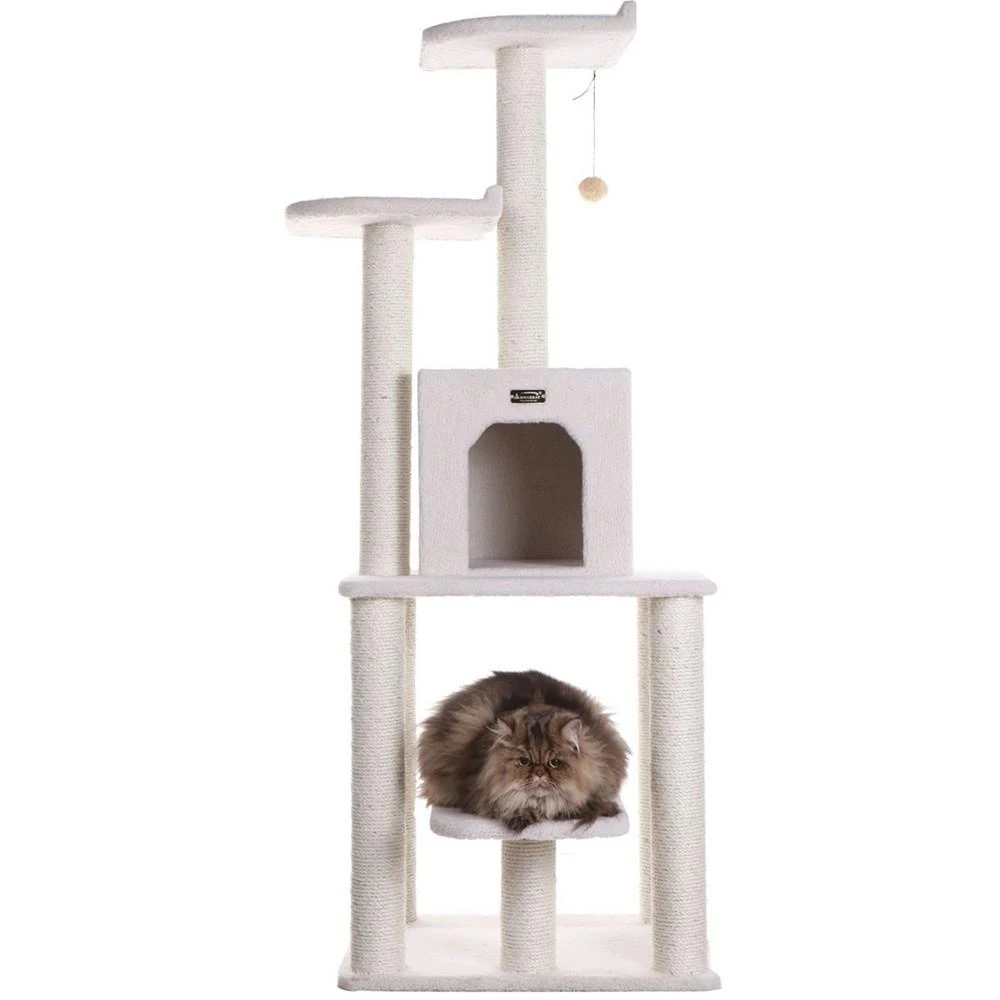 商品Macy's|Real Wood 5-Level Cat Tree, With Condo and Two Perches,价格¥1941,第1张图片