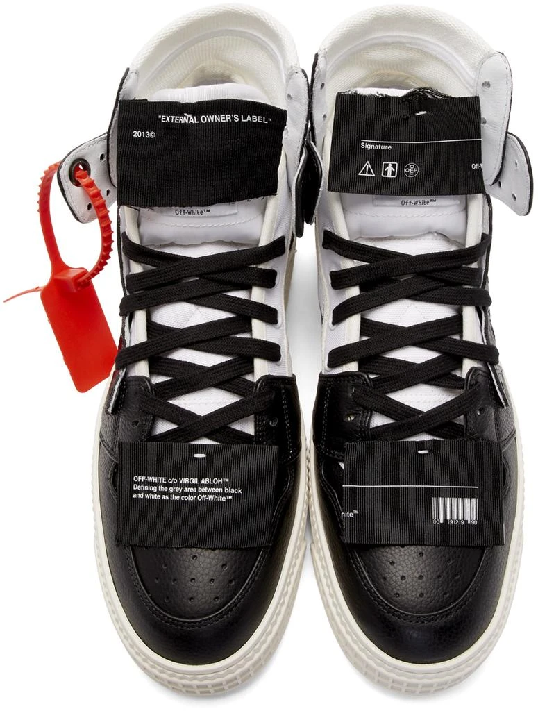 商品Off-White|Black & White Off-Court High-Top Sneakers,价格¥5022,第5张图片详细描述