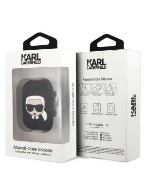 商品Karl Lagerfeld Paris|浮雕 3D 标志 AirPods 保护套 ,价格¥89,第5张图片详细描述