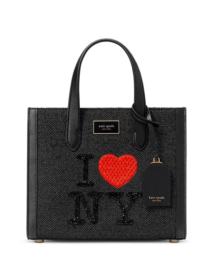 商品Kate Spade|Manhattan I Heart NY Chenille Small Tote,价格¥2919,第1张图片