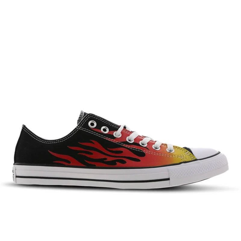 商品Converse|Converse Chuck Taylor All Star OX   Black Textile Low Sneakers,价格¥436,第1张图片