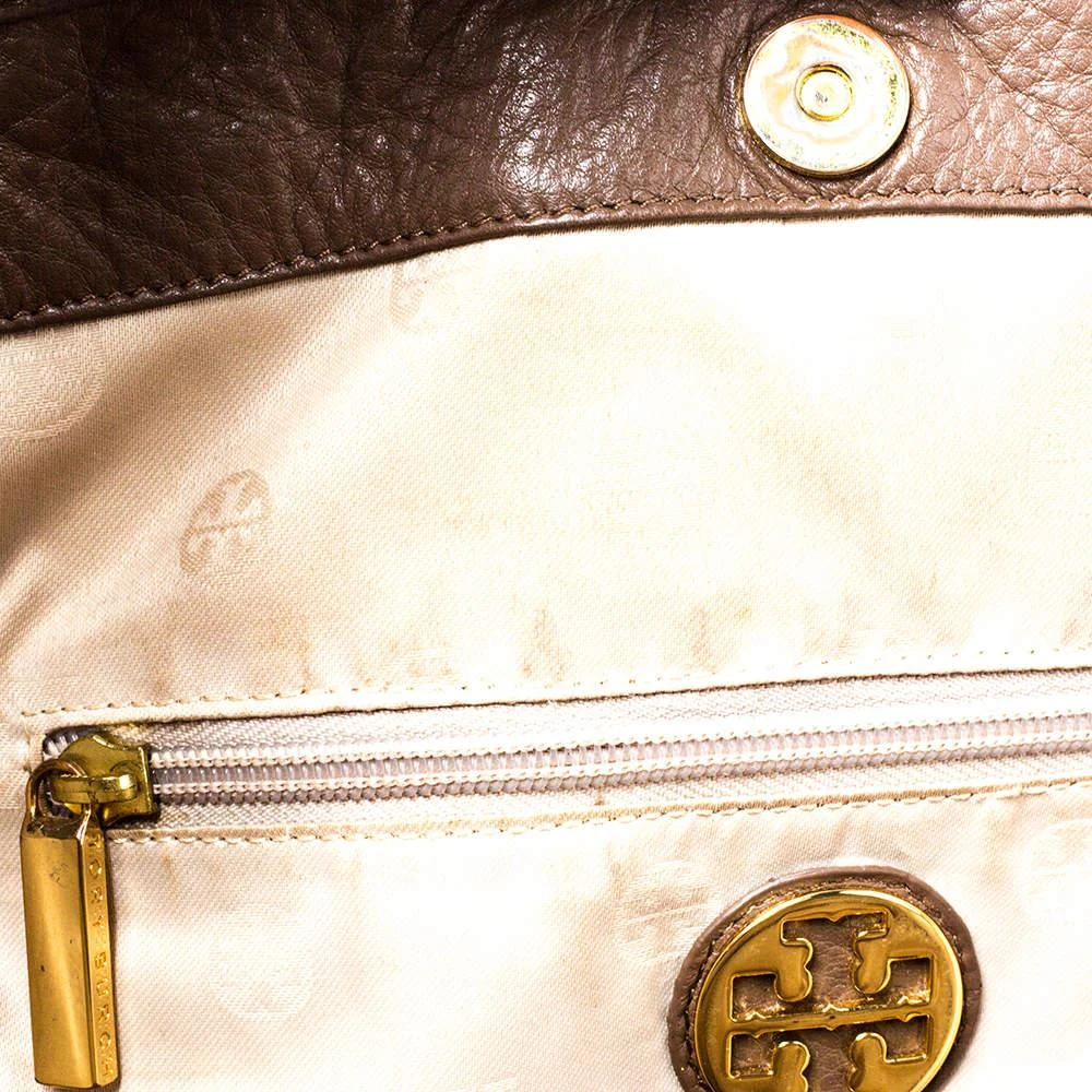 Tory Burch Brown/Beige Leather Shopper Tote 商品
