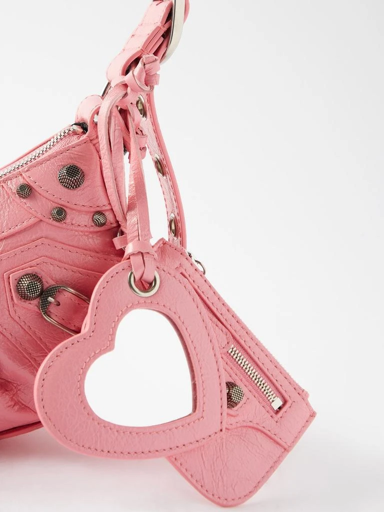 商品Balenciaga|Le Cagole XS crinkled-leather shoulder bag,价格¥20769,第4张图片详细描述