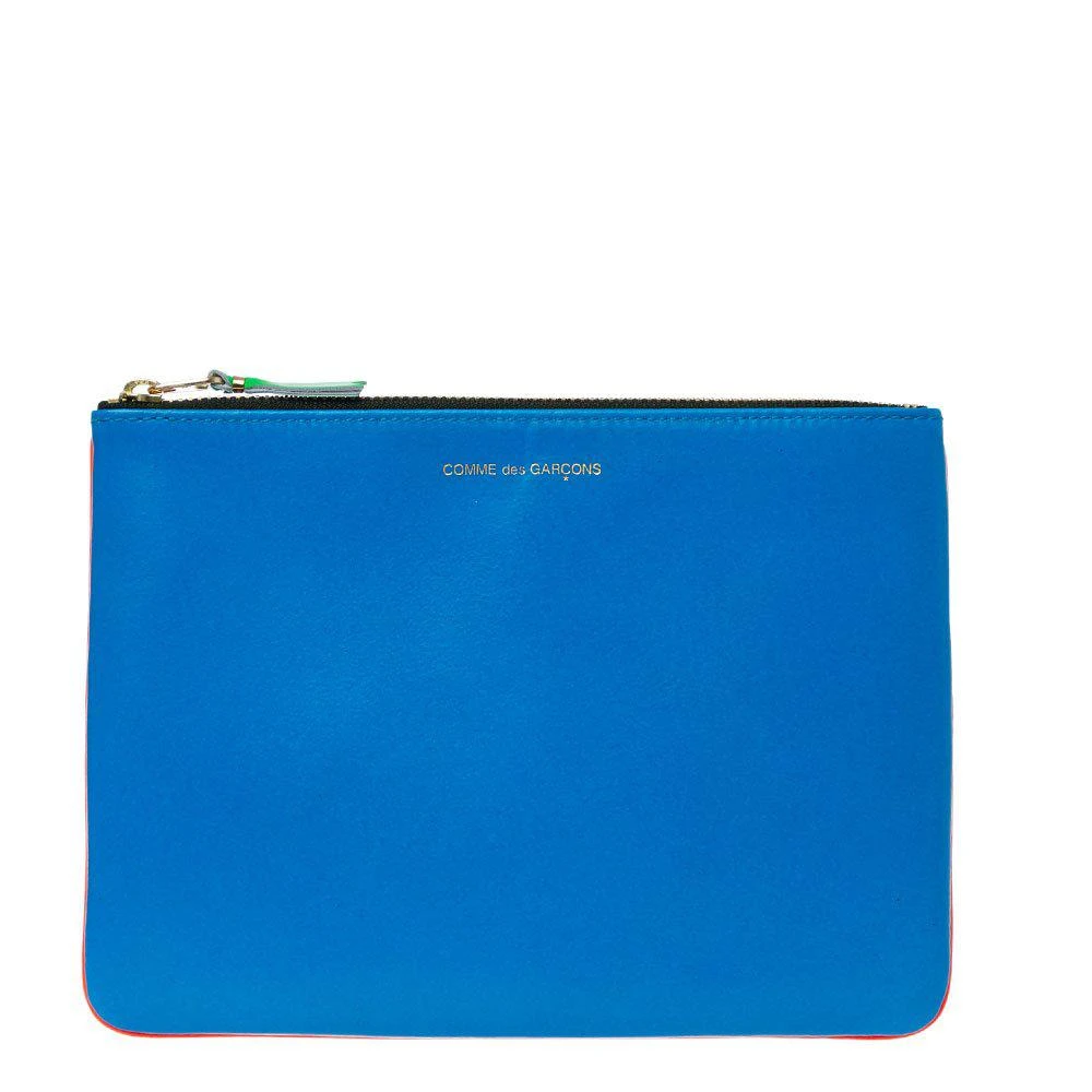 商品Comme des Garcons|Comme des Garcons Wallets Pouch - Orange / Blue,价格¥834,第1张图片