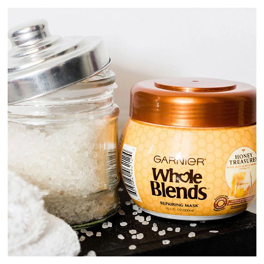 商品Garnier Whole Blends|Repairing Hair Mask Honey Treasures, For Damaged Hair,价格¥67,第3张图片详细描述