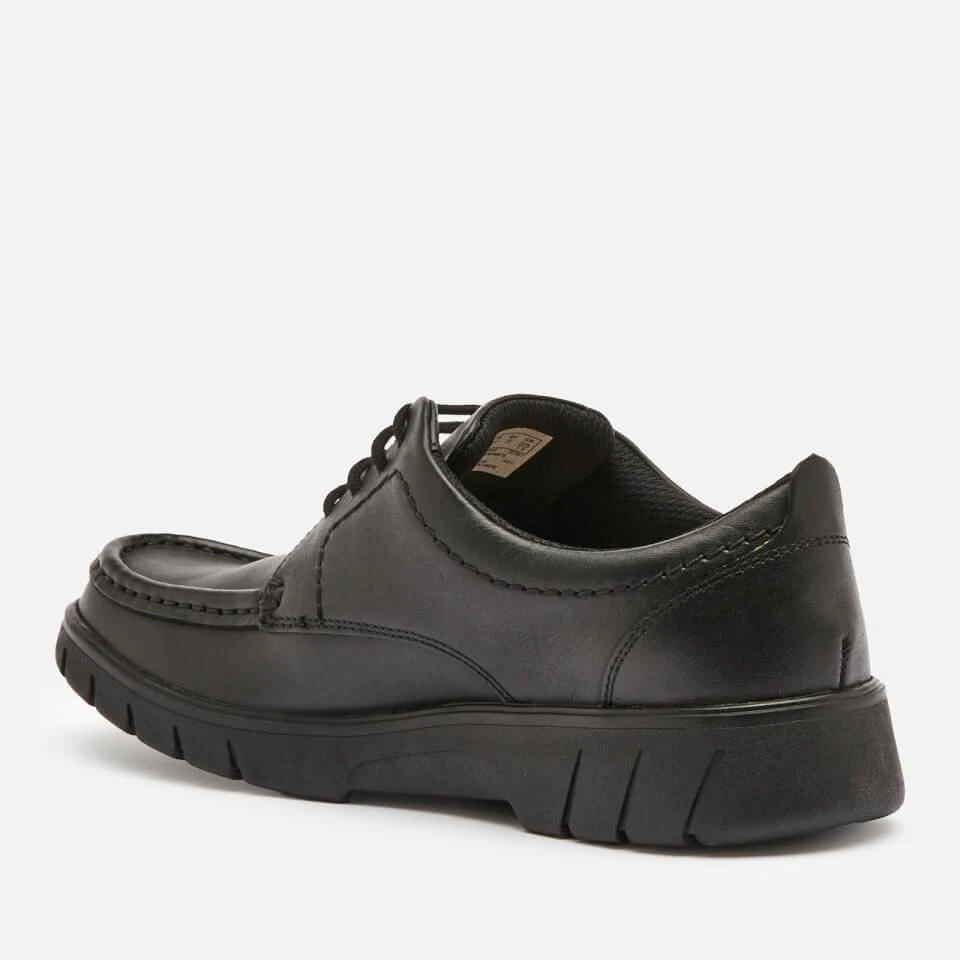 商品Clarks|CLARKS BRANCH LACE YOUTH SCHOOL SHOES - BLACK LEATHER,价格¥326,第2张图片详细描述