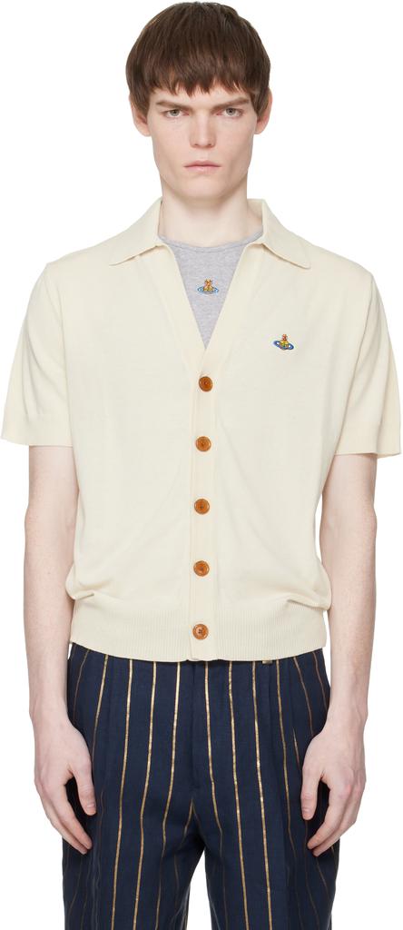 Cardigan Polo Off-White image 2