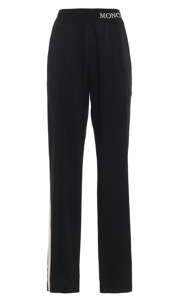 商品Moncler|Ladies Side Stripe Tracksuit Pants in Black,价格¥1807,第1张图片