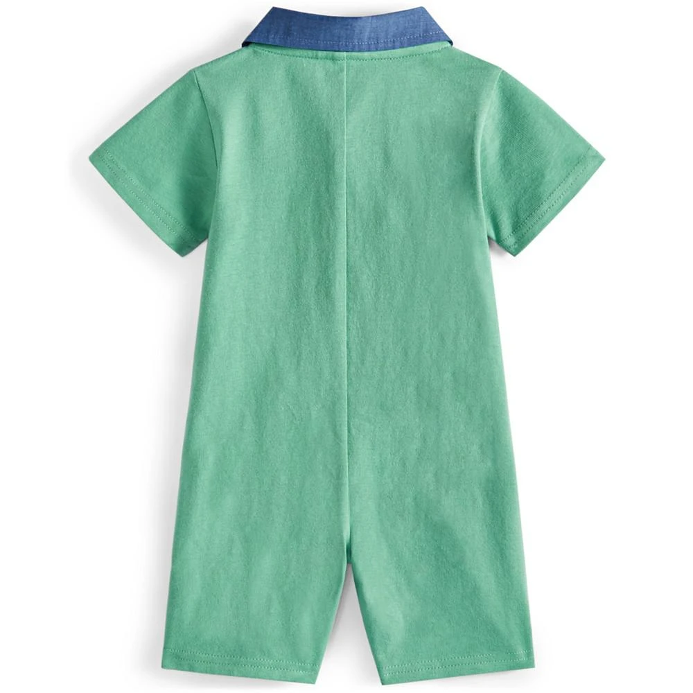 商品First Impressions|Baby Boys Woof Woof Cotton Sunsuit, Created for Macy's,价格¥56,第2张图片详细描述