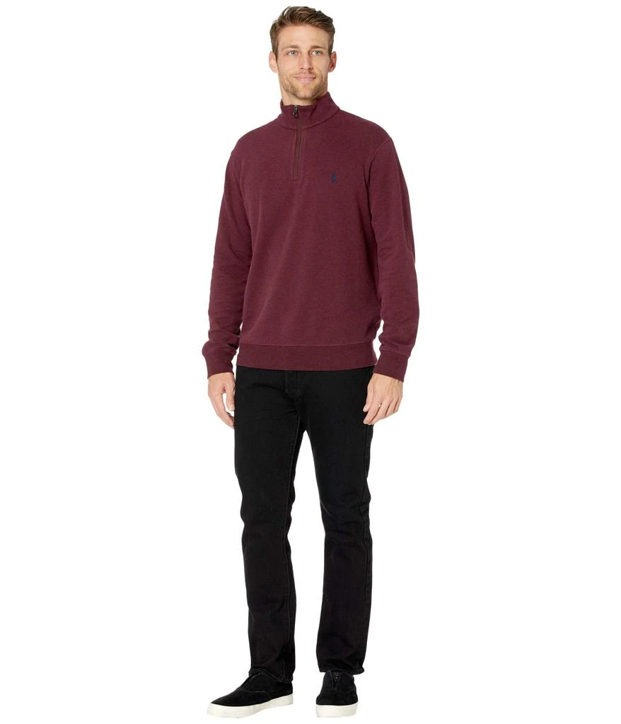 商品Ralph Lauren|Long Sleeve Lux Jersey Quarter Zip Pullover,价格¥518,第4张图片详细描述