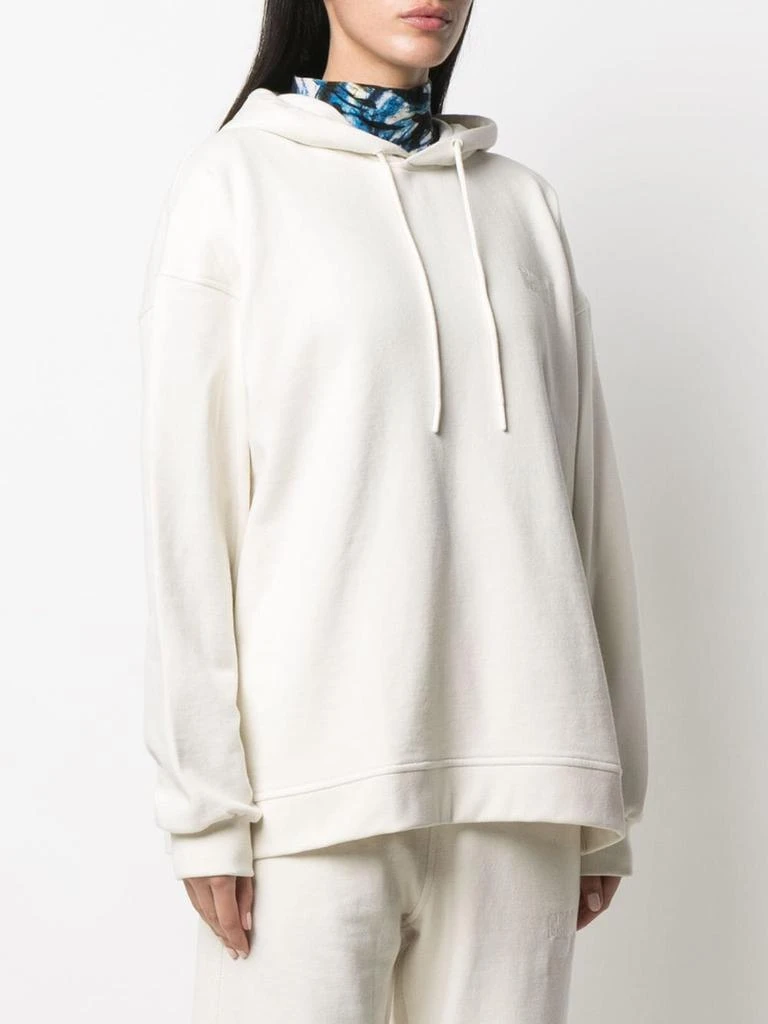 商品Ganni|GANNI - Logo Organic Cotton Hoodie,价格¥626,第3张图片详细描述