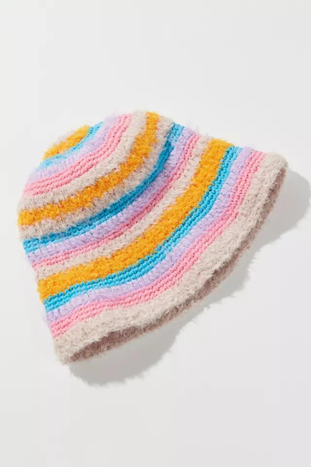商品Urban Outfitters|Luna Crochet Eyelash Bucket Hat,价格¥201,第4张图片详细描述