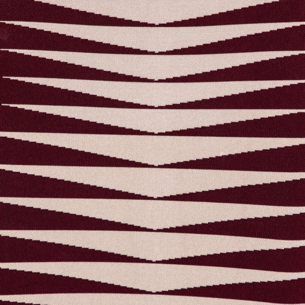 商品[二手商品] Herve Leger|Herve Leger Maroon & Cream Patterned Stretch Knit Karlie Short Dress XS,价格¥1219,第4张图片详细描述