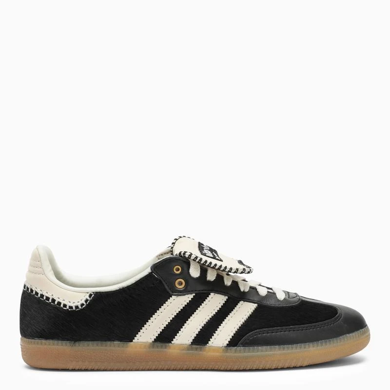 商品Adidas|Black/chalk trainer in calf hair,价格¥1358,第1张图片