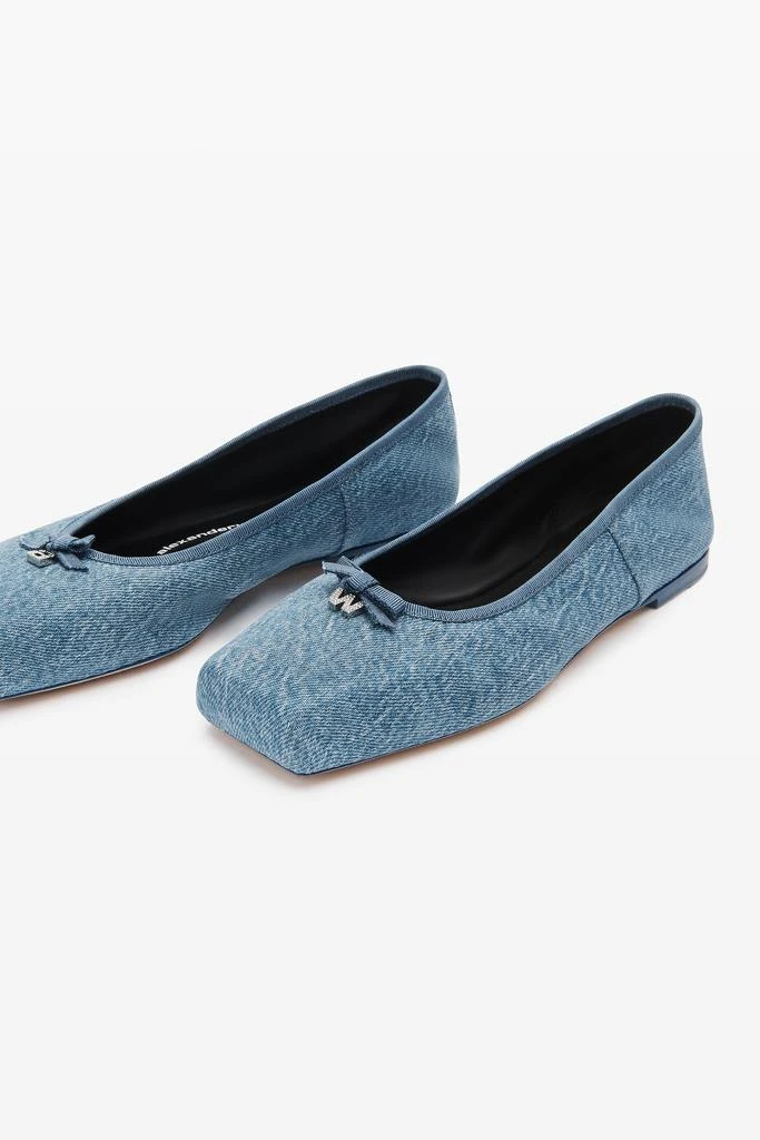 商品Alexander Wang|Billie Flat In Washed Denim,价格¥4033,第2张图片详细描述