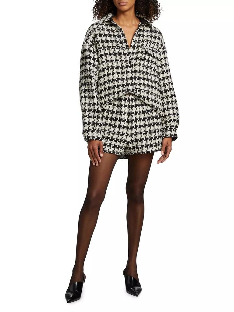 商品ANINE BING|Simon Houndstooth Shirt Jacket,价格¥1687,第2张图片详细描述