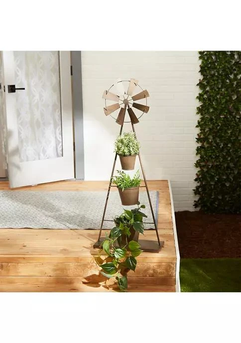 商品Zingz & Thingz|Thingz Windmill Plant Stand 16.25X7.25X41.5,价格¥1619,第5张图片详细描述