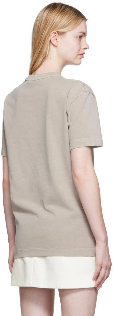 商品Alexander Wang|Taupe Embossed Logo T-Shirt,价格¥1150,第3张图片详细描述