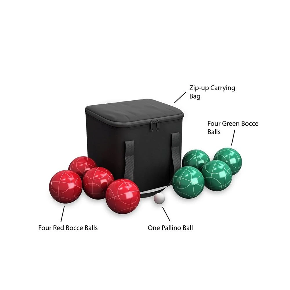 商品Trademark Global|Hey Play Bocce Ball Set - Outdoor Family Bocce Game For Backyard, Lawn, Beach And More,价格¥829,第3张图片详细描述