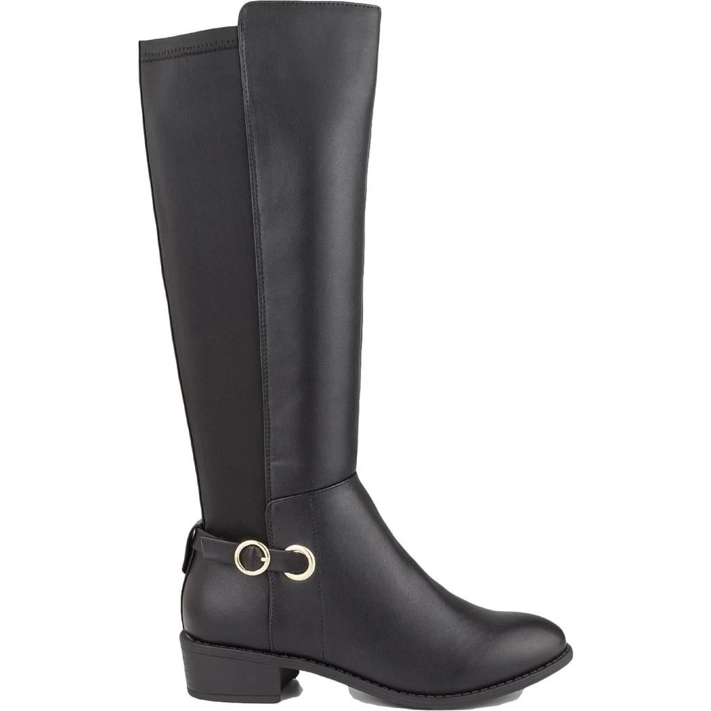 商品Karen Scott|Karen Scott Womens Valeree Faux Leather Round Toe Knee-High Boots,价格¥77,第4张图片详细描述