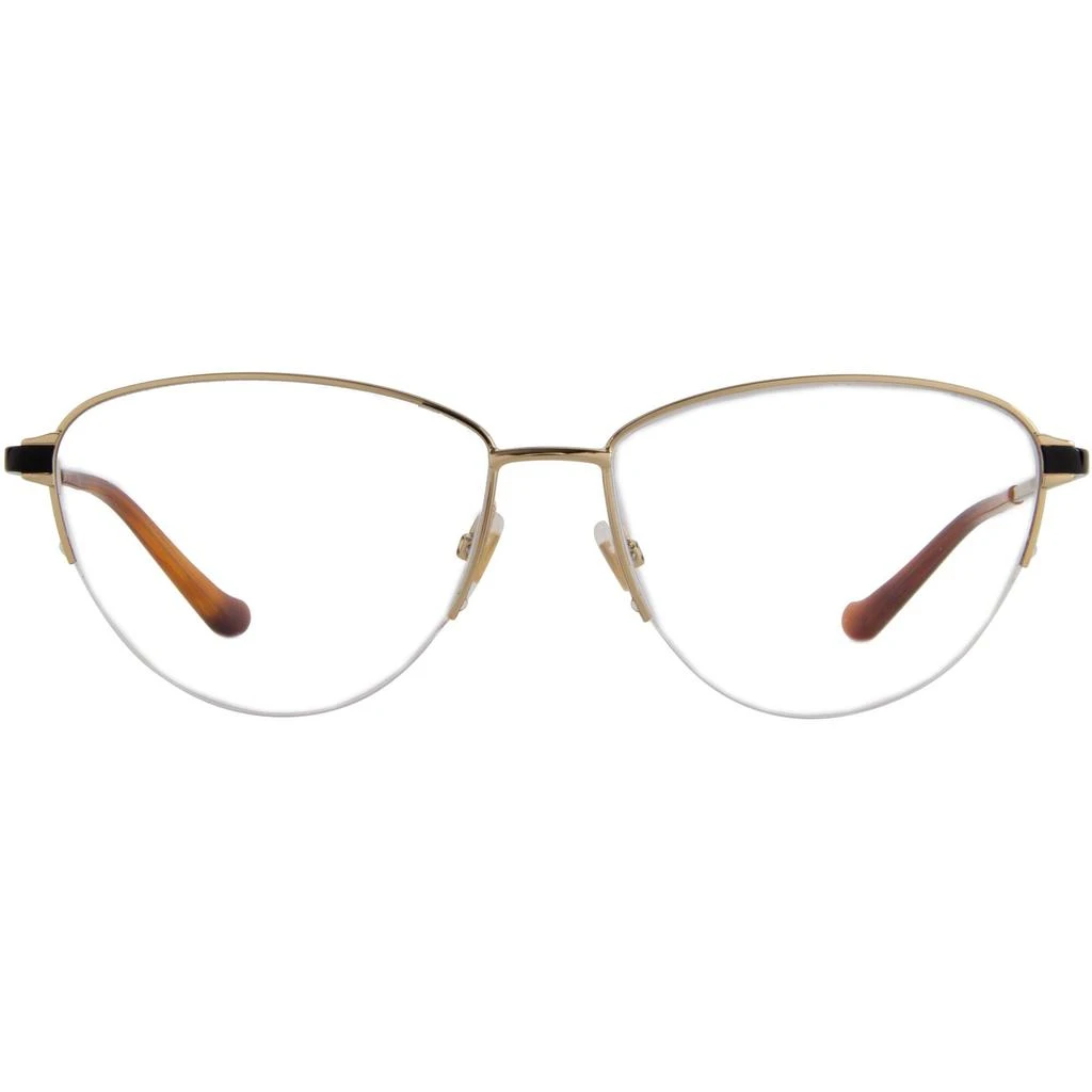 商品Gucci|Gucci Women's Eyeglasses - Gold Oval Half-Rim Metal Frame | GUCCI GG0580O 1,价格¥1066,第2张图片详细描述