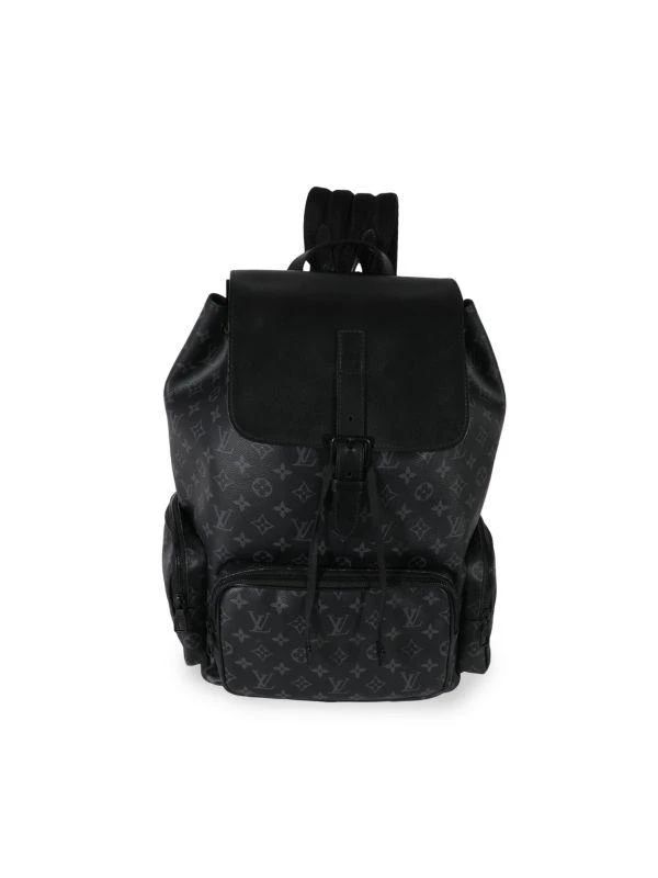 商品[二手商品] Louis Vuitton|Louis Vuitton Monogram Eclipse Canvas Trio Backpack,价格¥28196,第1张图片