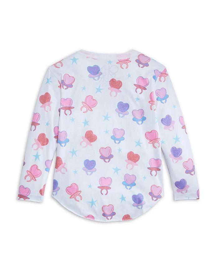 商品Chaser|Girls' Heart Ring Long Sleeve Tee - Little Kid,价格¥126,第2张图片详细描述