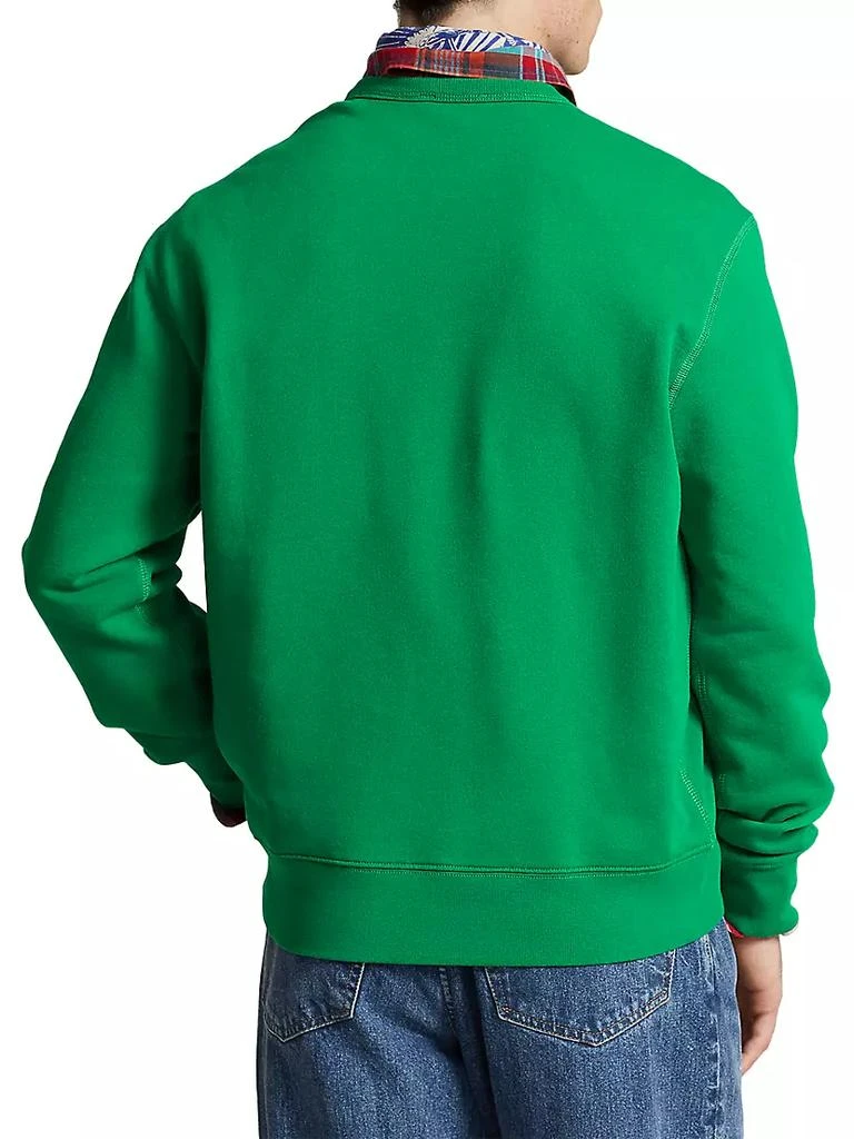 商品Ralph Lauren|'Love, Peace' Fleece Crewneck Sweatshirt,价格¥1829,第4张图片详细描述