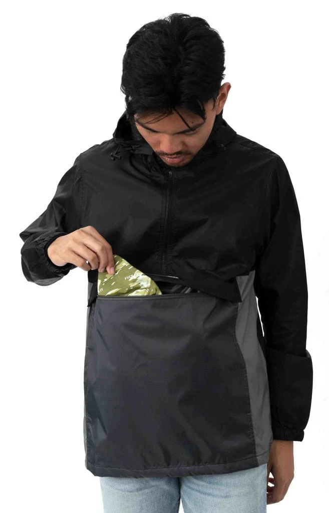 商品HUF|Wave Anorak Jacket - Black,价格¥322,第4张图片详细描述