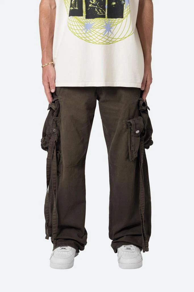 商品MNML|Strapped Multi Cargo Pants - Brown,价格¥502,第1张图片