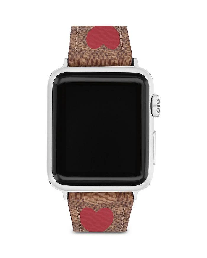 商品Coach|Apple Watch® Canvas Strap,价格¥715,第1张图片