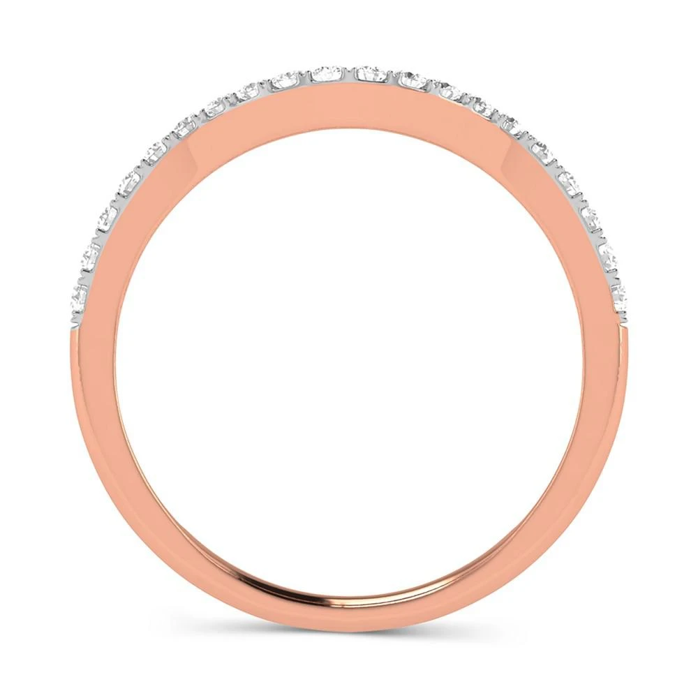 商品Macy's|Diamond Baguette Halo Bridal Set (3/4 ct. t.w.) in 14k Rose Gold,价格¥23919,第5张图片详细描述