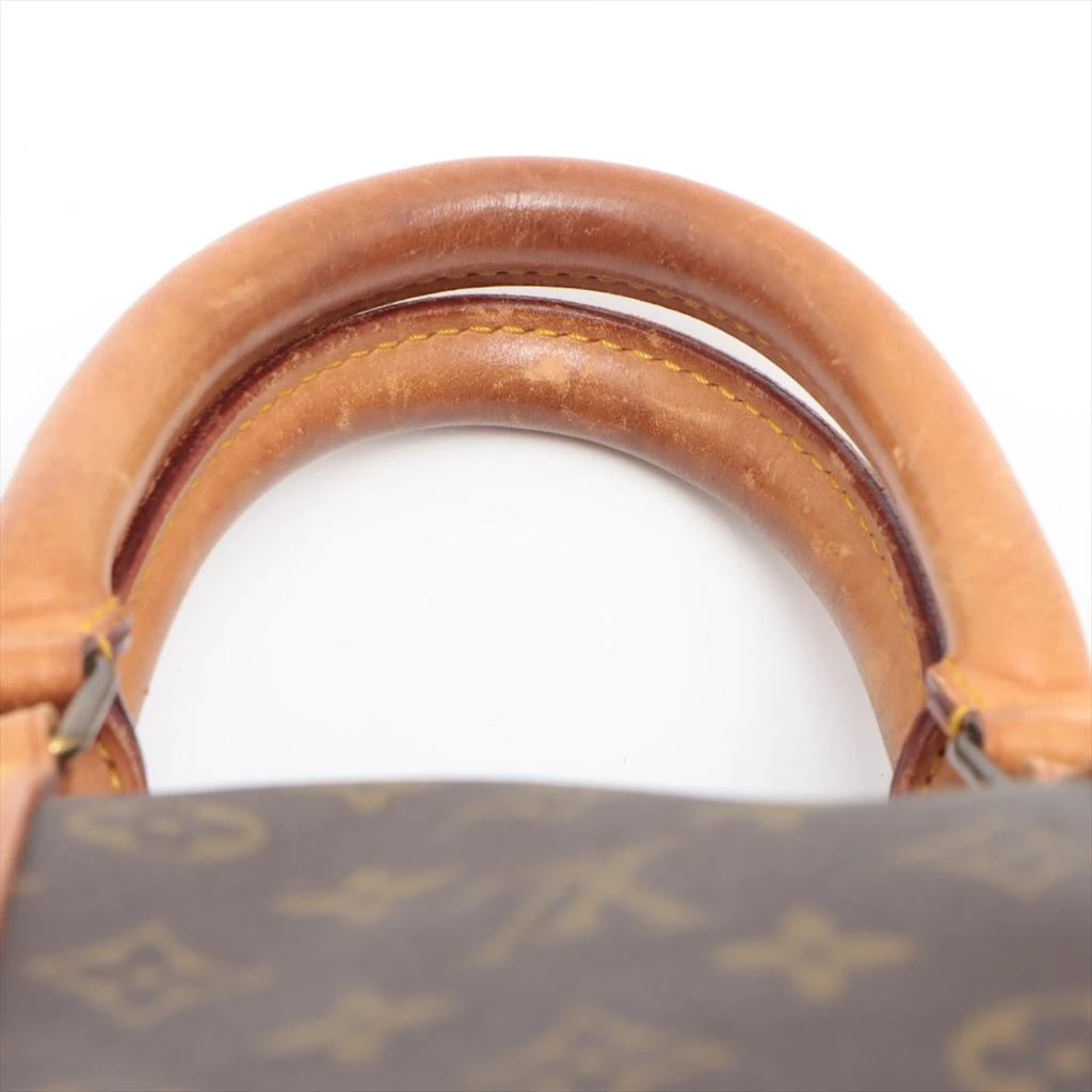 Louis Vuitton Brown Monogram Canvas Leather Keepall 55 cm Duffle Bag Luggage 商品