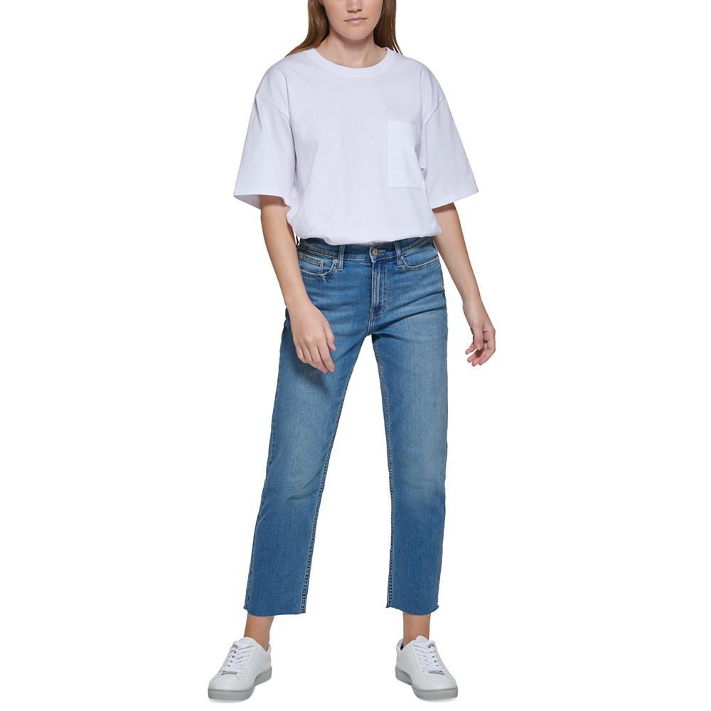商品Calvin Klein|Women's Cotton Tribeca Oversized T-Shirt,价格¥131,第7张图片详细描述