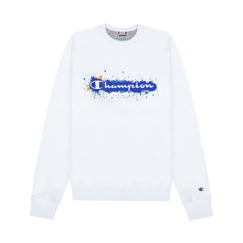 商品CHAMPION|冠军 草写logo加绒圆领百搭卫衣男女同款 GF88H-586MVA,价格¥330,第1张图片