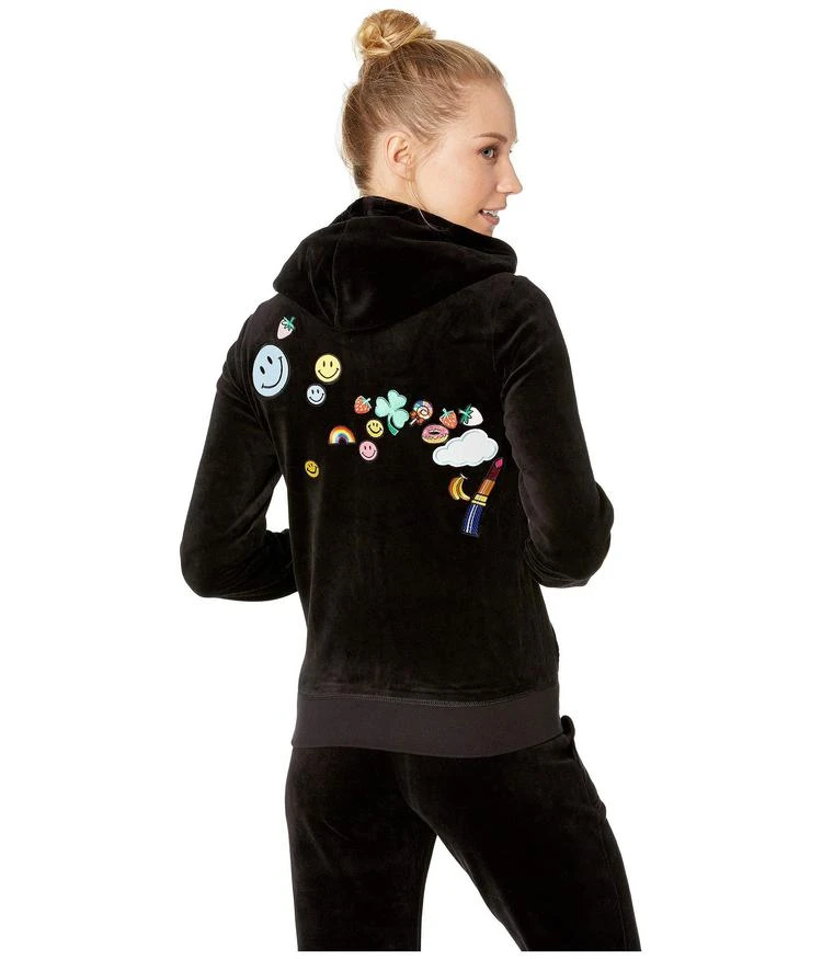 商品Juicy Couture|Juicy Patches Velour Robertson Jacket,价格¥579,第3张图片详细描述