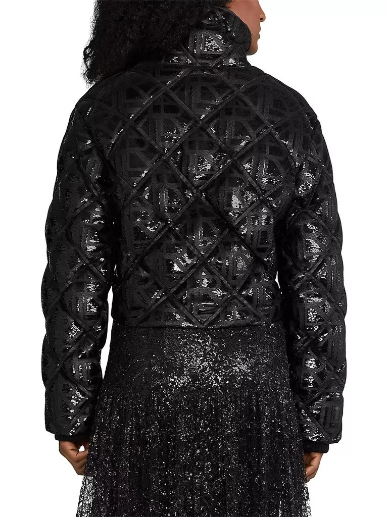 商品Ralph Lauren|Sequined Logo Puffer Jacket,价格¥51251,第5张图片详细描述