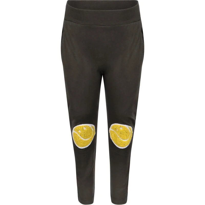 商品Yporque|Tennis balls smiles track pants in asphalt grey,价格¥485,第1张图片
