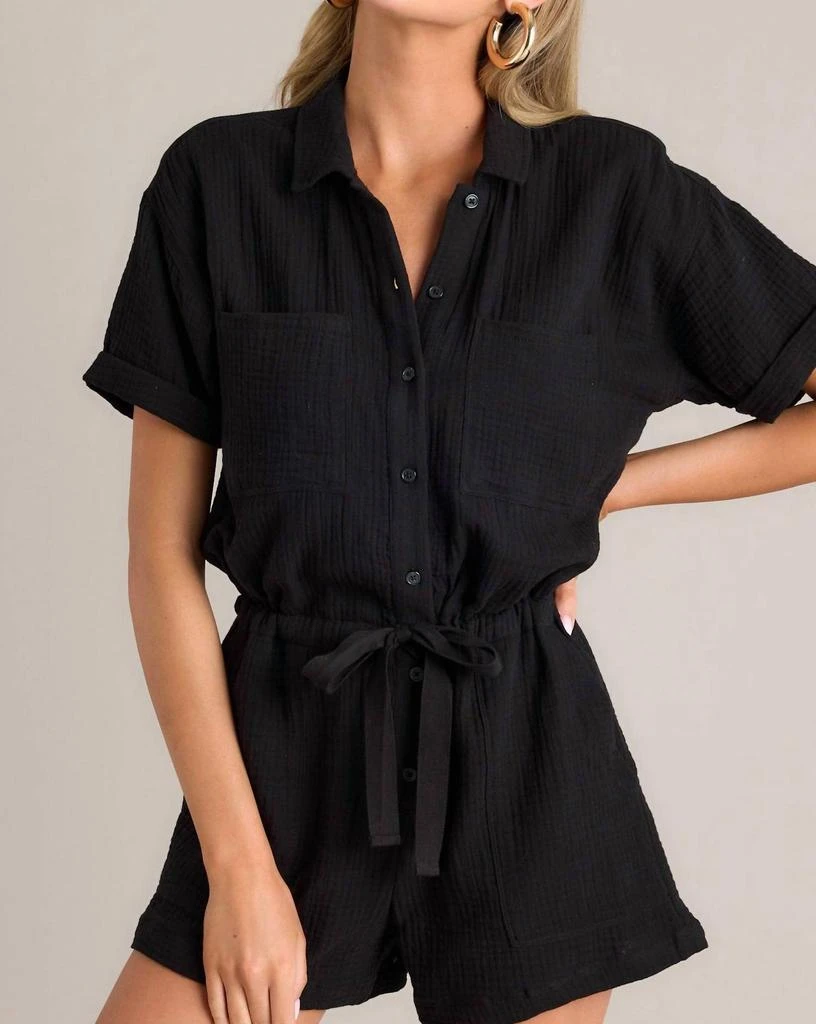 商品Z Supply|Z Supply - Lookout Short Sleeve Gauze Romper,价格¥480,第1张图片