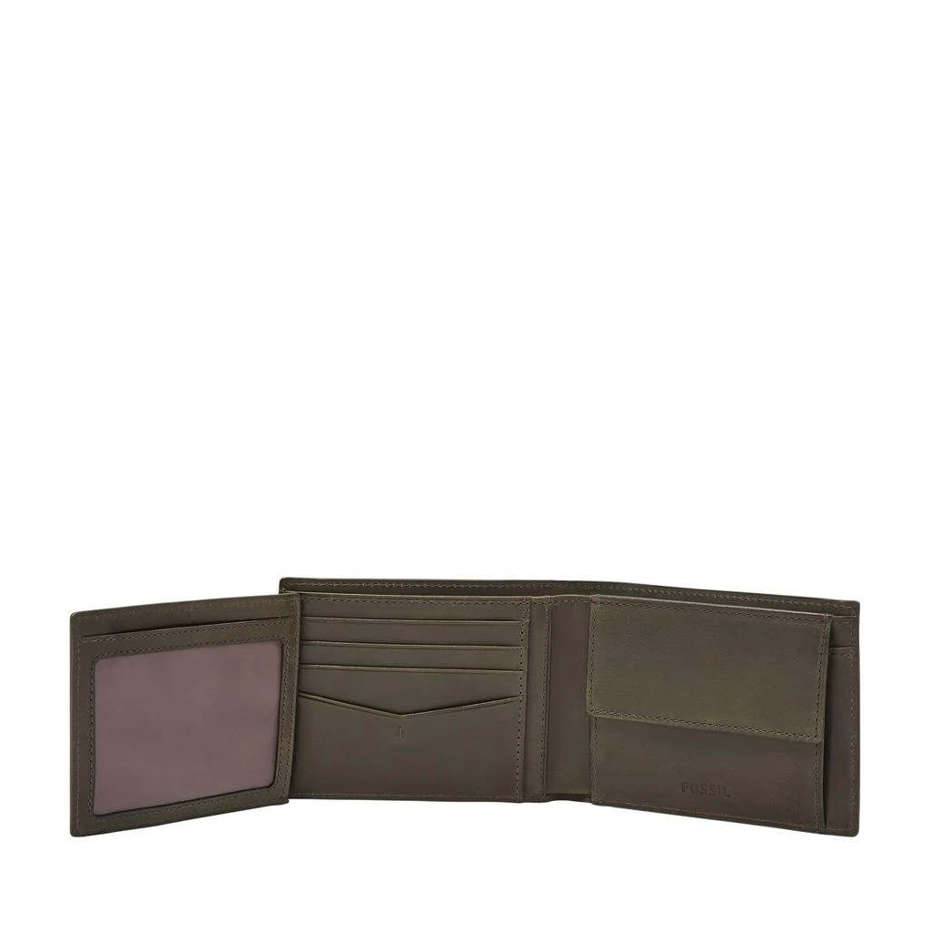 商品Fossil|Fossil Men's Allen Leather International Traveler,价格¥452,第2张图片详细描述
