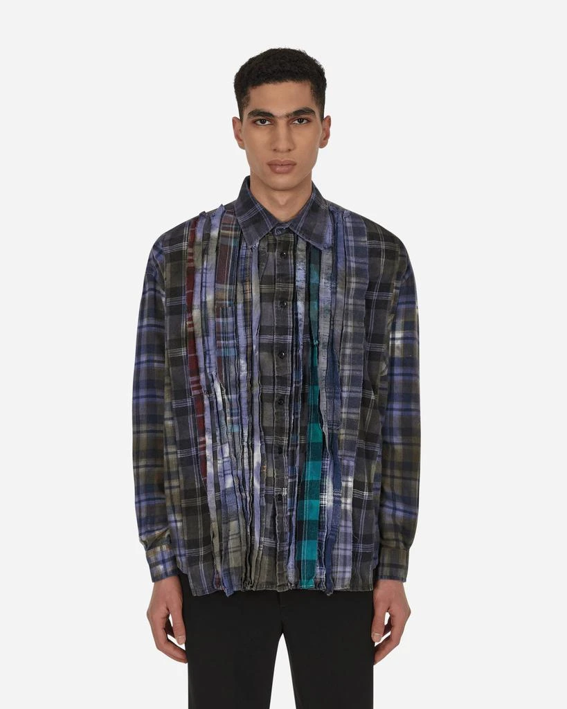 商品Needles|Tie-Dye Ribbon Wide Flannel Shirt Multicolor,价格¥2316,第1张图片