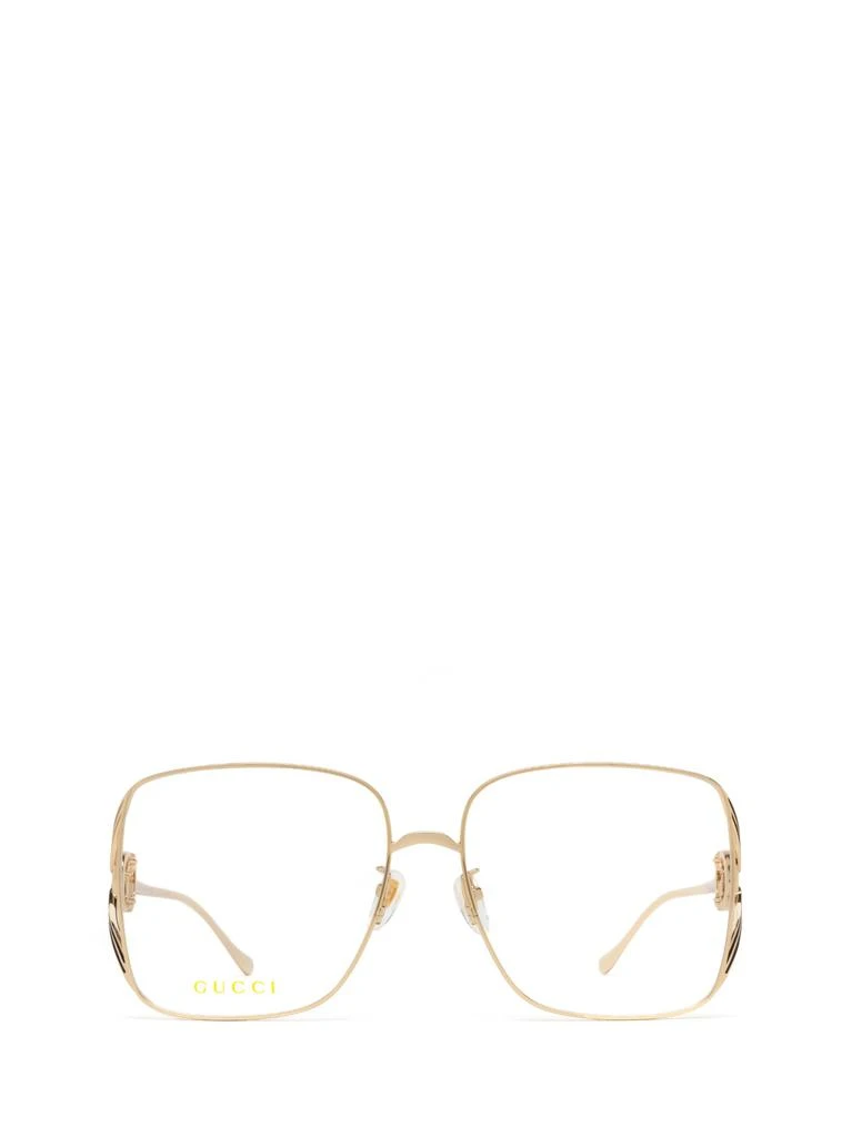 商品Gucci|Gg1321o Gold Glasses,价格¥4771,第1张图片