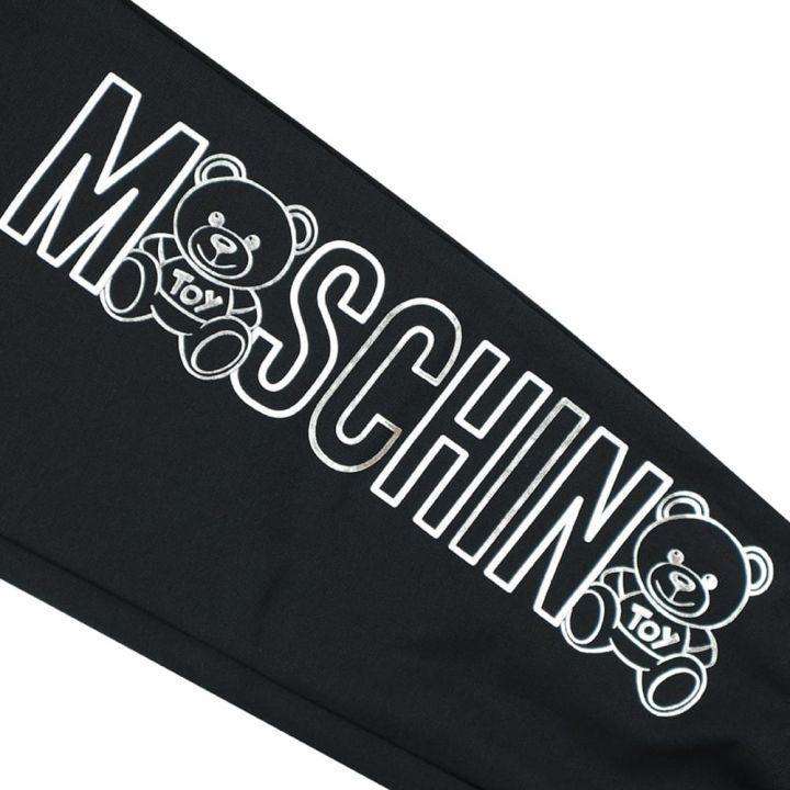 商品Moschino|Black & Silver Logo Joggers,价格¥313-¥346,第4张图片详细描述