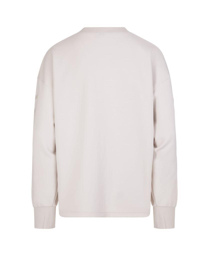 商品Max Mara|Woman White Eccesso Crew Neck Sweatshirt,价格¥1415,第4张图片详细描述