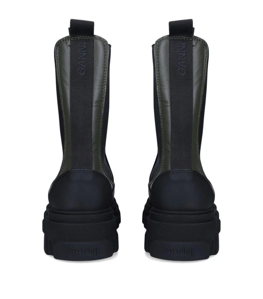 商品Ganni|Leather XL Chelsea Boots,价格¥2599,第2张图片详细描述
