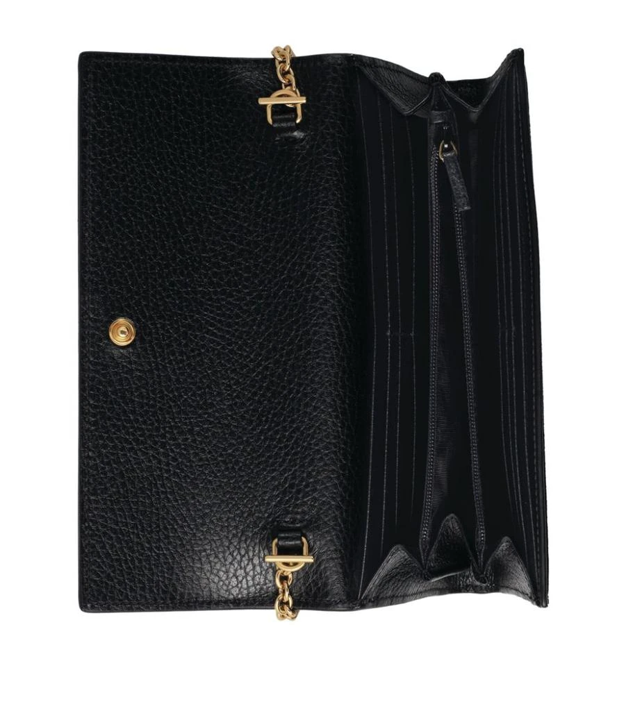 商品Gucci|Leather Marmont GG Chain Wallet,价格¥6100,第5张图片详细描述