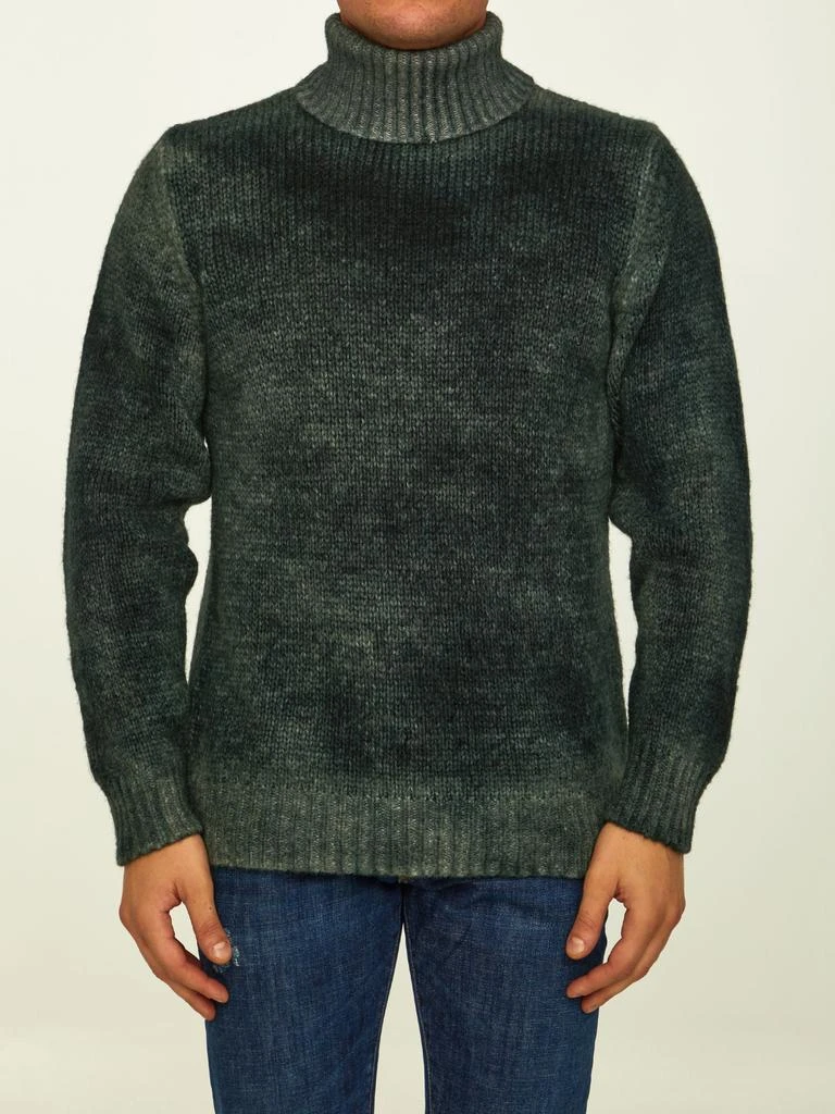 商品ROBERTO COLLINA|Green alpaca sweater,价格¥2188,第1张图片