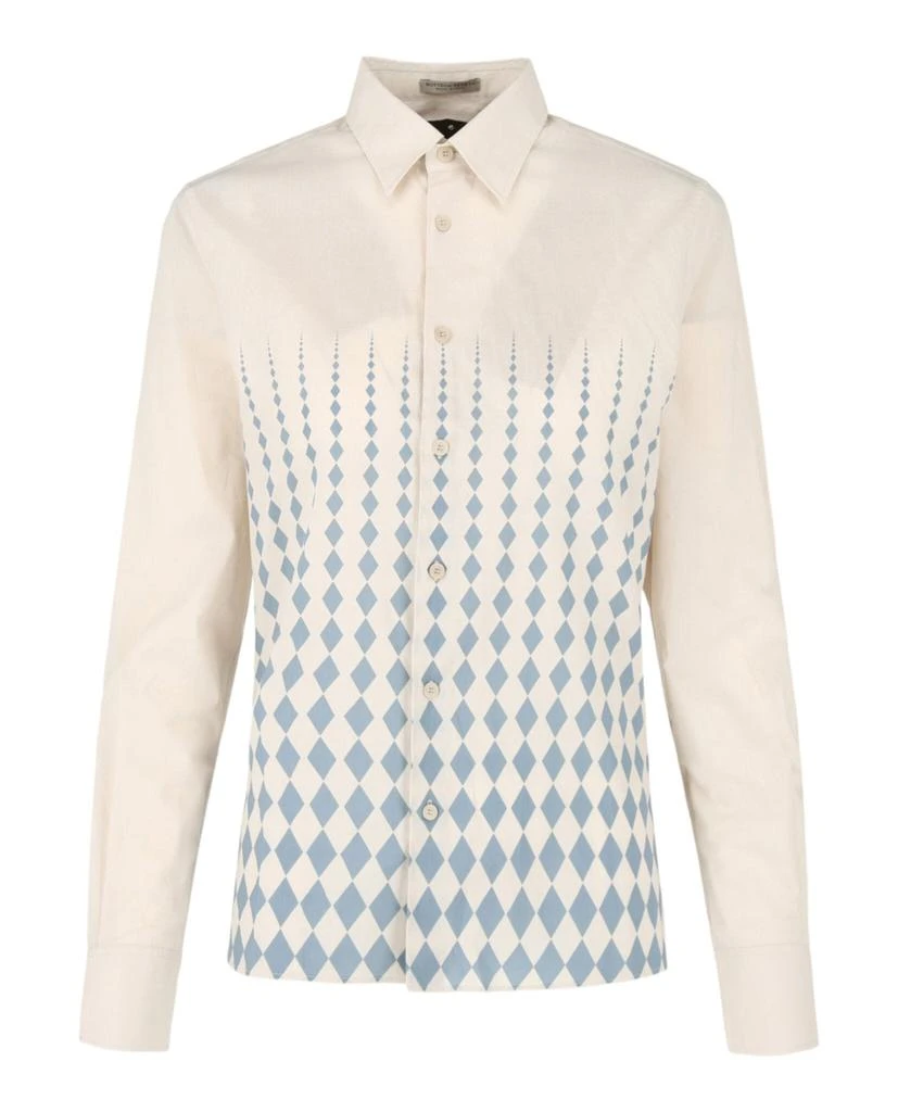 商品Bottega Veneta|Geo Print Collared Shirt,价格¥1199,第1张图片